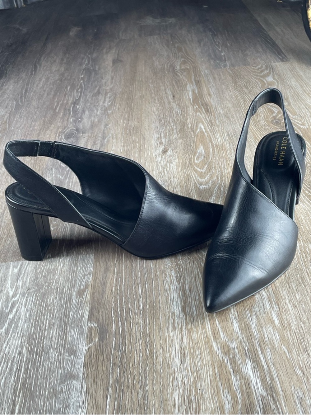Cole Haan Leather Slingback Pumps “Grand Ambition” size 8 - Picture 3 of 16